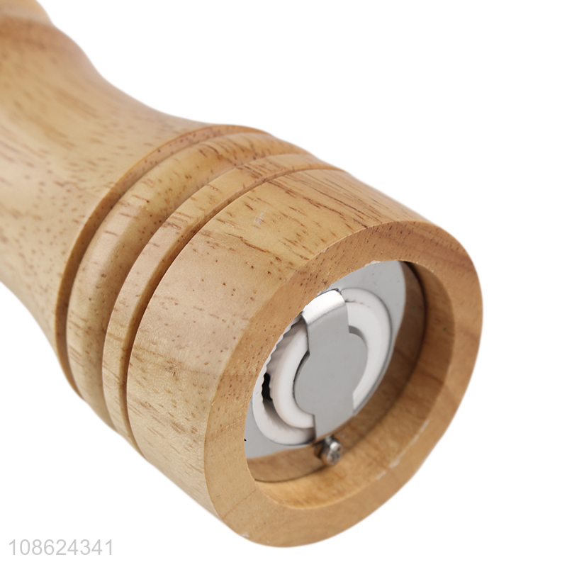 Good quality wooden pepper mill spice mills for cooking