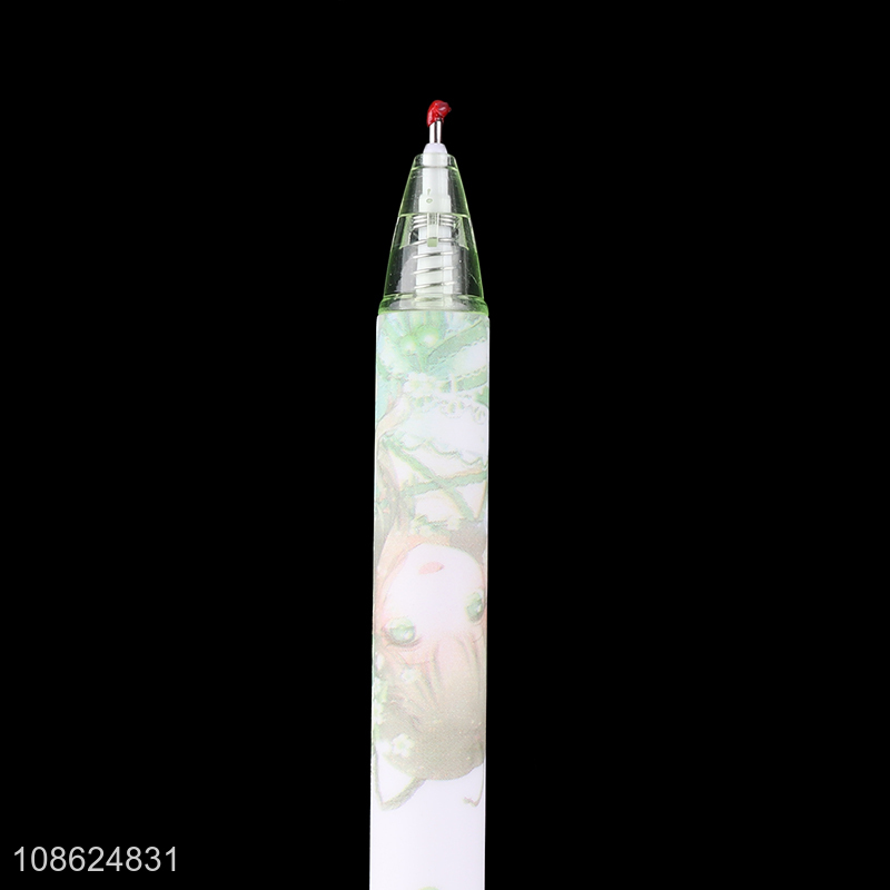 Factory price 6pcs bouncing pen gel ink pen stationery gift set