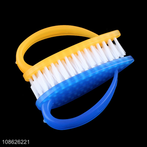 Factory price 2pcs handheld plastic scrubbing brush cleaning tools