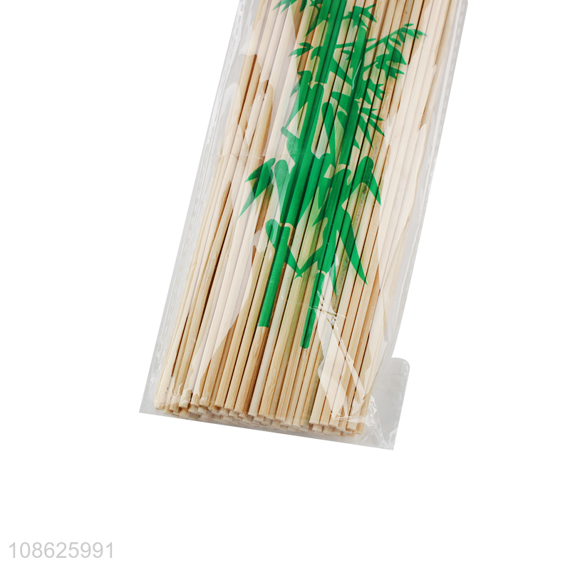 Hot selling 80pcs natural bamboo sticks barbeque grill skewers