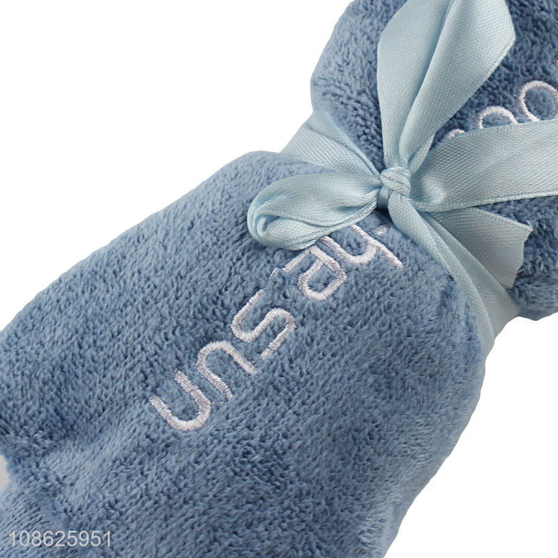Hot sale lint free super absorbent microfiber towel face wash towel