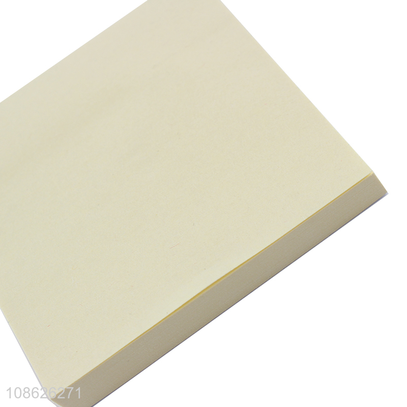 Low price 100 sheets square blank self sticky notes post-it notes