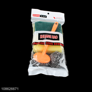 Latest products kitchen cleaning sponge cleaning kit for sale