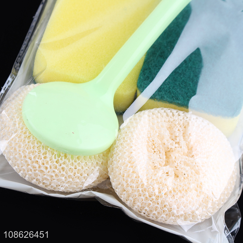 Low price household kitchen cleaning kit cleaning sponge kit