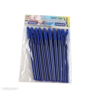 Online wholesale 10pieces school office stationery ballpoint pen