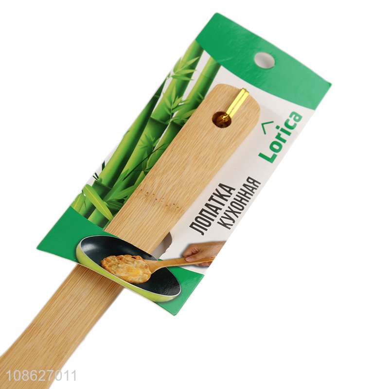 Hot sale bamboo kitchen utensils cooking spatula wholesale