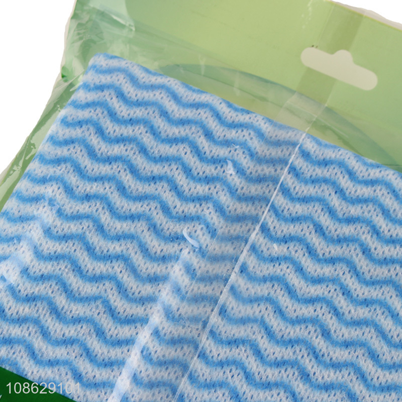 Wholesale reusable durable antibacterial non-woven dishcloth cleaning cloth