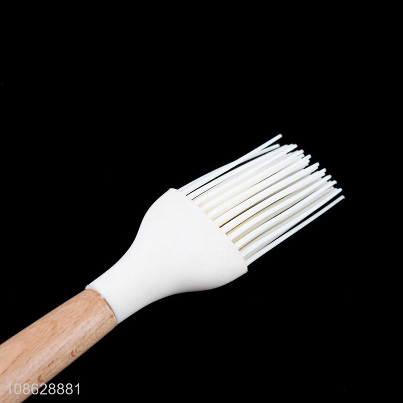 Wholesale food grade heat resistant silicone basting pastry brush