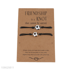 China products decorative couple friendship alloy bracelet for sale
