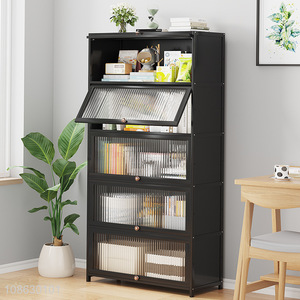 Good selling multi-layer dust-proof bookcase storage cabinet