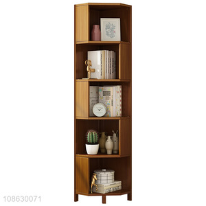 Low price corner bookshelf floor-to-ceiling bookcase for sale
