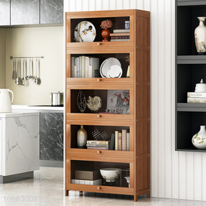 Hot selling living room bookcase bookshelf storage cabinet wholesale