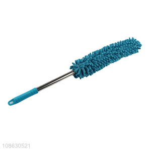 Wholesale telescopic handle microfiber feather chenille <em>duster</em> cleaning tool