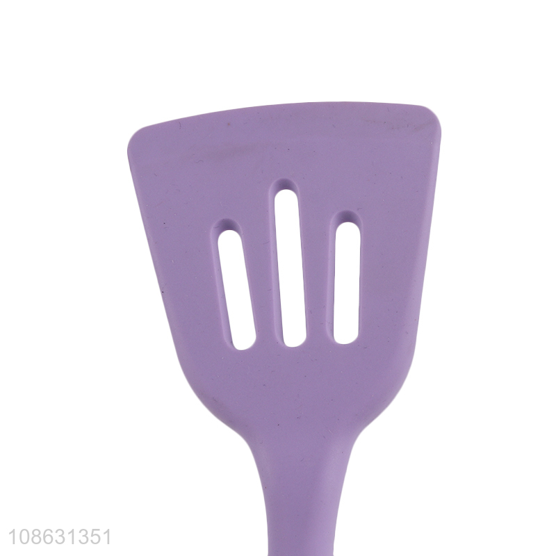 Good selling silicone kitchen utensils cooking slotted spatula wholesale
