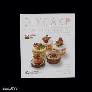 Wholesale DIY Cake Shaped Storage Box Novelty Fake Food Jewelry Box