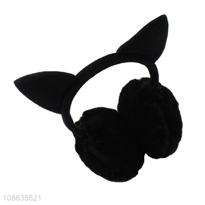 China products black thickened warm winter earmuffs wholesale
