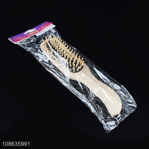 Low price wooden wide teeth massage hair comb for sale
