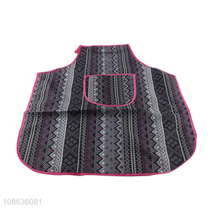 Good selling household kitchen polyester apron with pocket