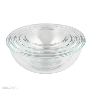 China products heat-resistant high vorosilicate glass bowl