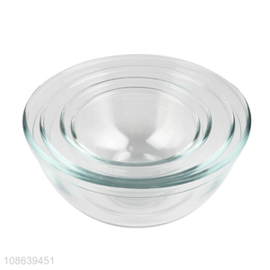 Low price microwave oven glass bowl heat-resistant bowl