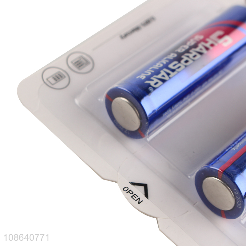 Good selling 2pcs NO.5 super alkaline batteries wholesale
