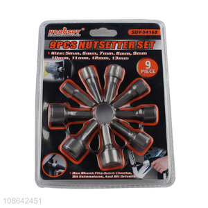 Hot items 9pcs hand tool magnetic nut driver set