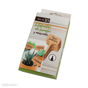 Online wholesale bamboo plant label plant tag for garden potted plant