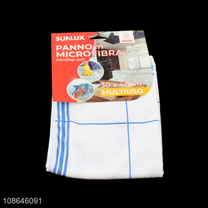 Wholesale household multi-use polyester cleaning towels microfiber cleaning cloths