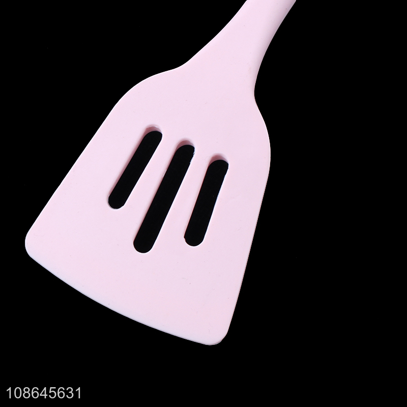 Good price heat resistant silicone slotted spatula slotted turner