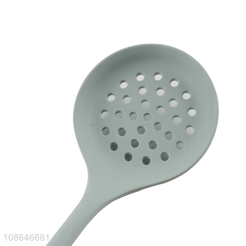 Hot items silicone kitchen utensils slotted ladle for sale