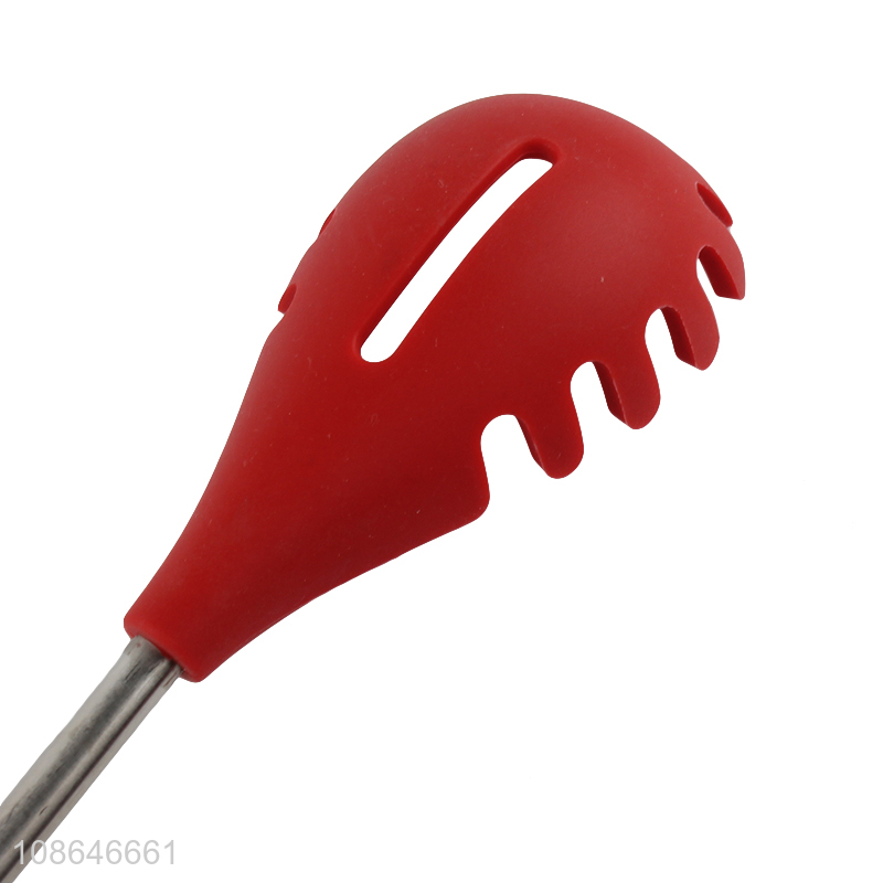 Top sale silicone spaghetti spatula noodle spoon wholesale