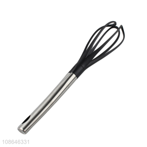 Factory price nylon handheld egg whisk for kitchen gadget