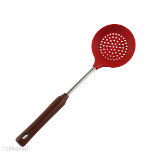 Good selling kitchen utensils silicone slotted ladle wholesale