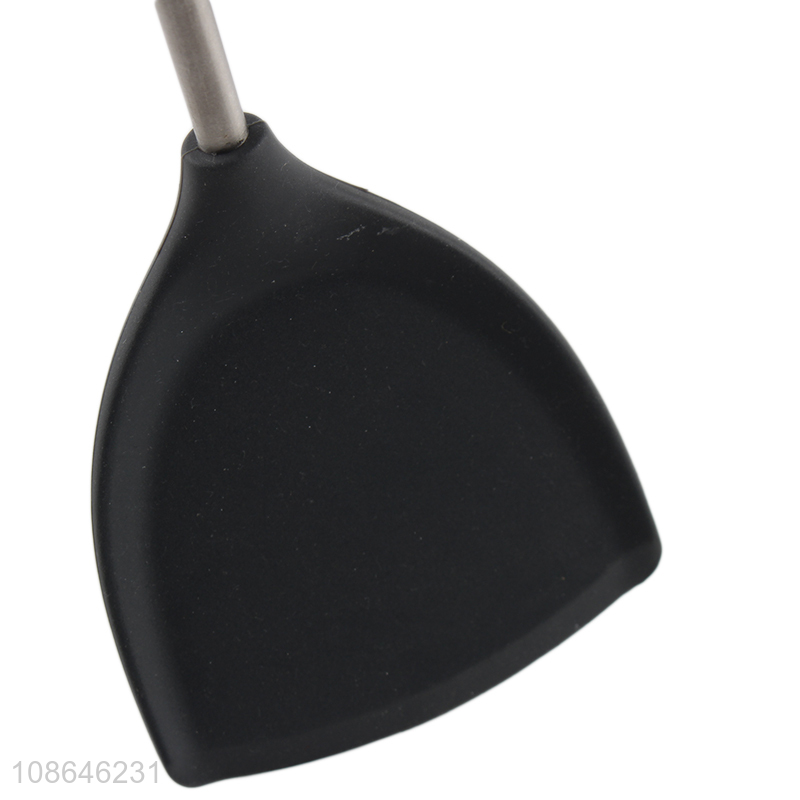 Low price silicone non-stick cooking spatula for kitchen utensils