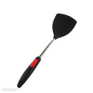 Latest design silicone non-stick cooking spatula for sale