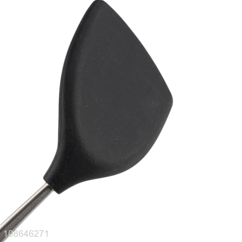 Latest design silicone non-stick cooking spatula for sale