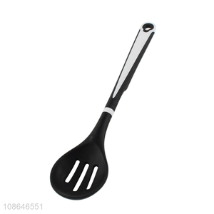 New arrival silicone kitchen utensils slotted ladle for sale