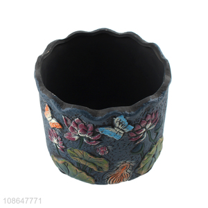 Hot items indoor outdoor ceramic succulent flower pot for sale
