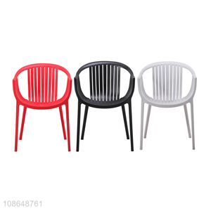 New products stackable plastic dining chair indoor outdoor furniture