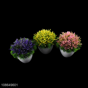 Online wholesale plastic artificial flower artificial plant artificial bonsai