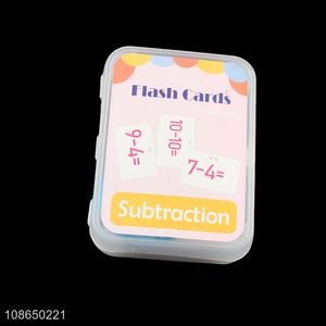 New product math flashcards montessori educational learning toys for kids