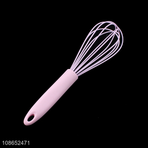 Wholesale manual silicone egg whisk egg beater egg mixer for kitchen