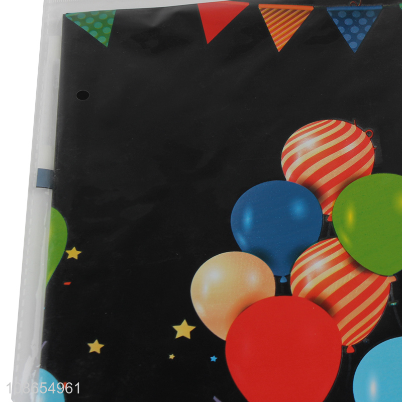 Wholesale disposable plastic party table cover birthday party tablecloth