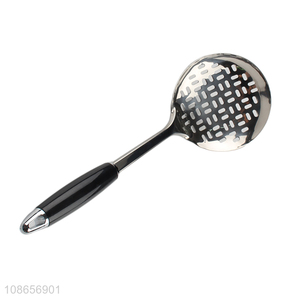 Hot items stainless steel kitchen utensils slotted ladle