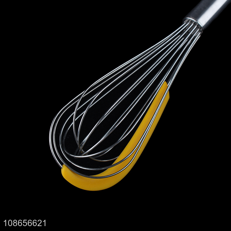 Popular products handheld stainless steel egg whisk for kitchen