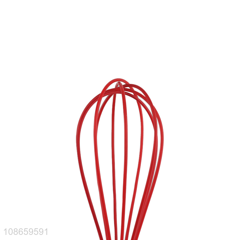 Good price metal handle silicone egg whisk for whisking beating