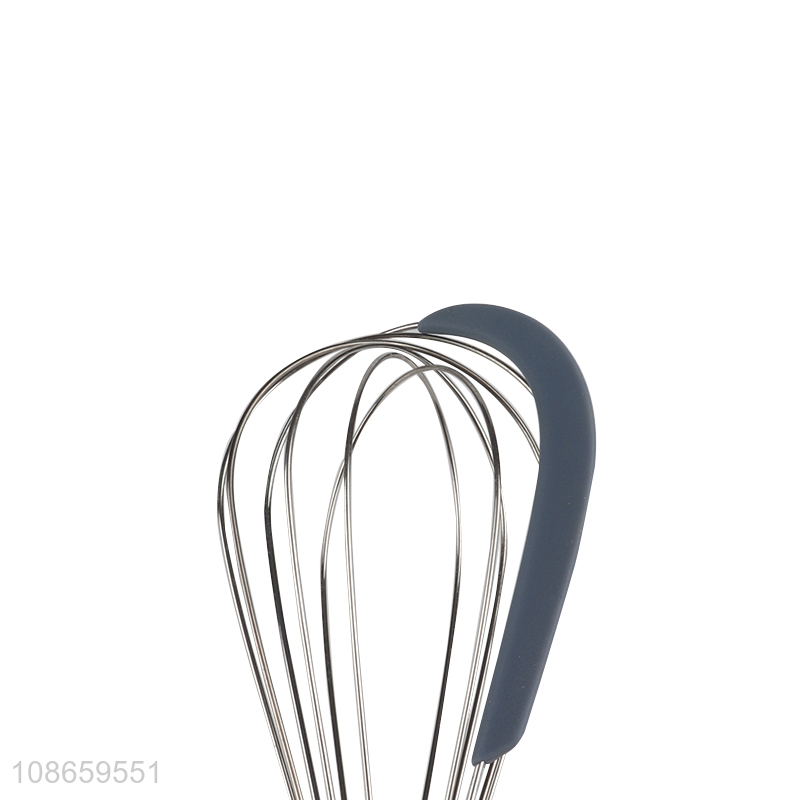 High quality food grade bpa free silicone egg whisk kitchen whisk