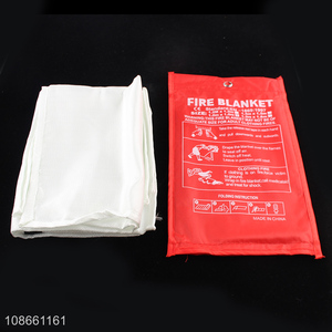 High quality 2pcs fire blanket fiberglass fire emergency blanket for kitchen