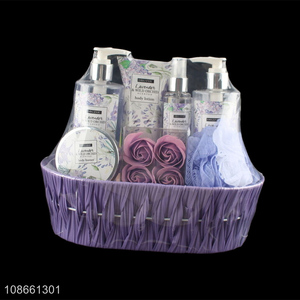 Best selling personal care packages body wash body lotion set wholesale