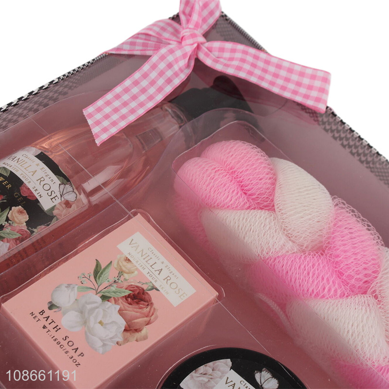 Good quality bath set personal care packages for gifts